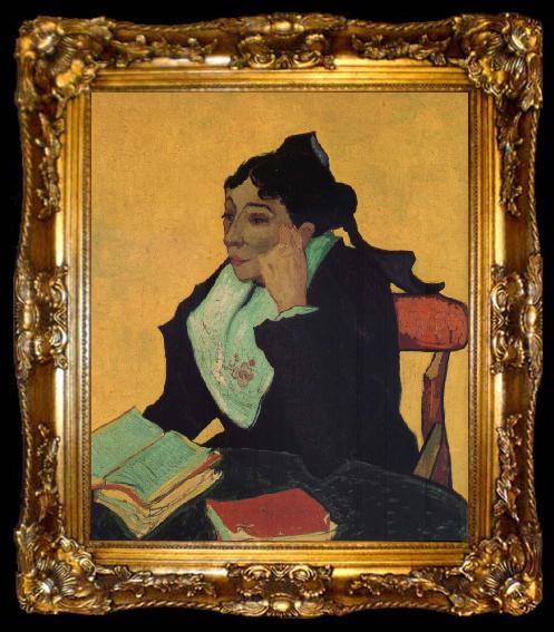 framed  Vincent Van Gogh L-Arlesienne, ta009-2